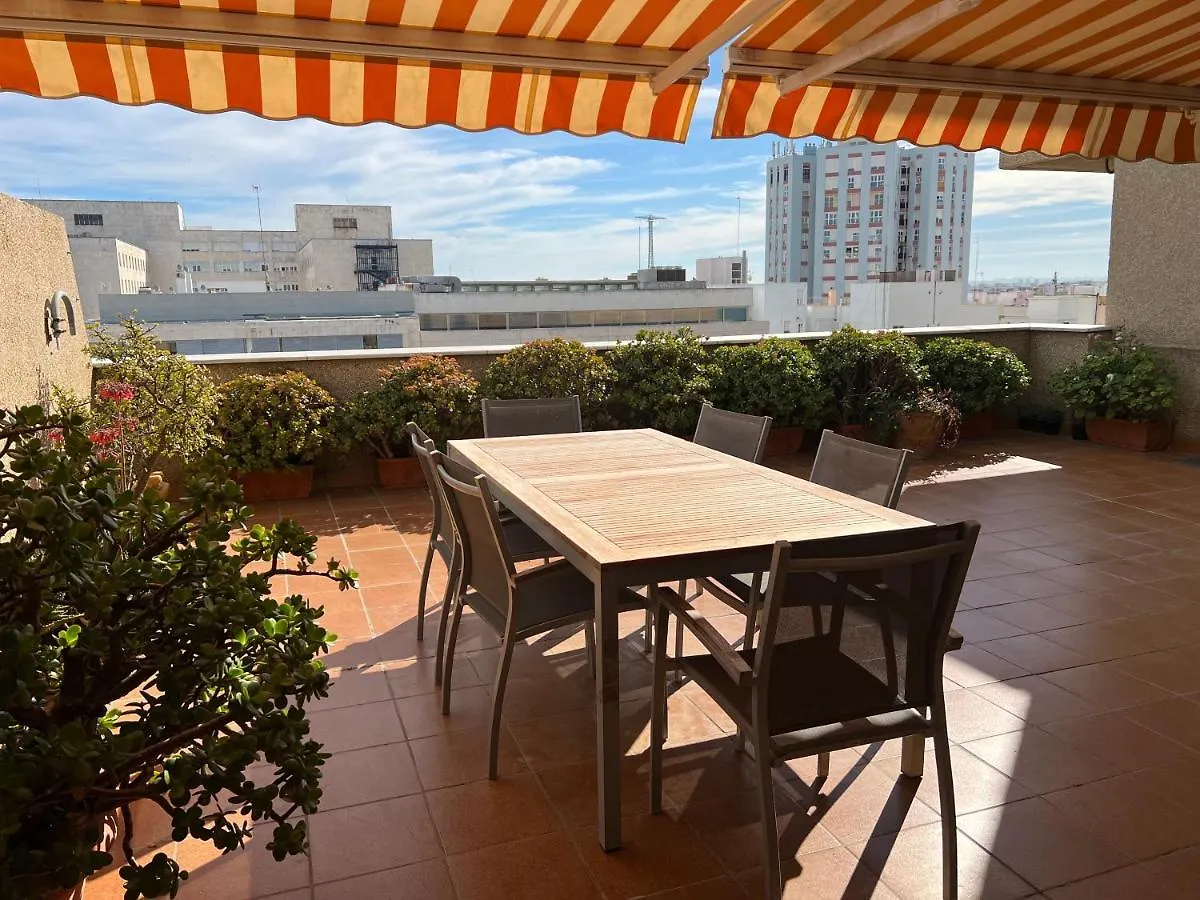 Apartmán Atico Primera Linea De Playa. Cádiz